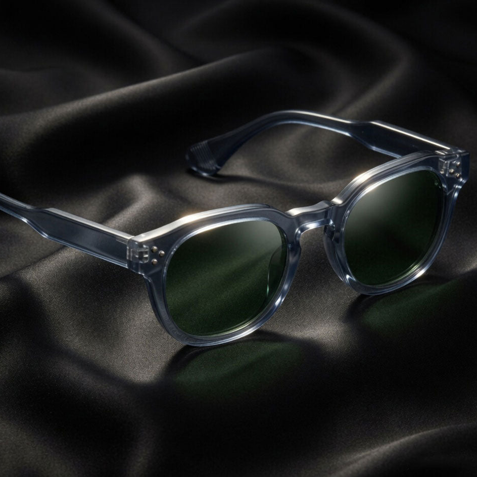 THE ROBUST | Glossy Grey Square TR90 Frame With 100% UV Protected Lenses