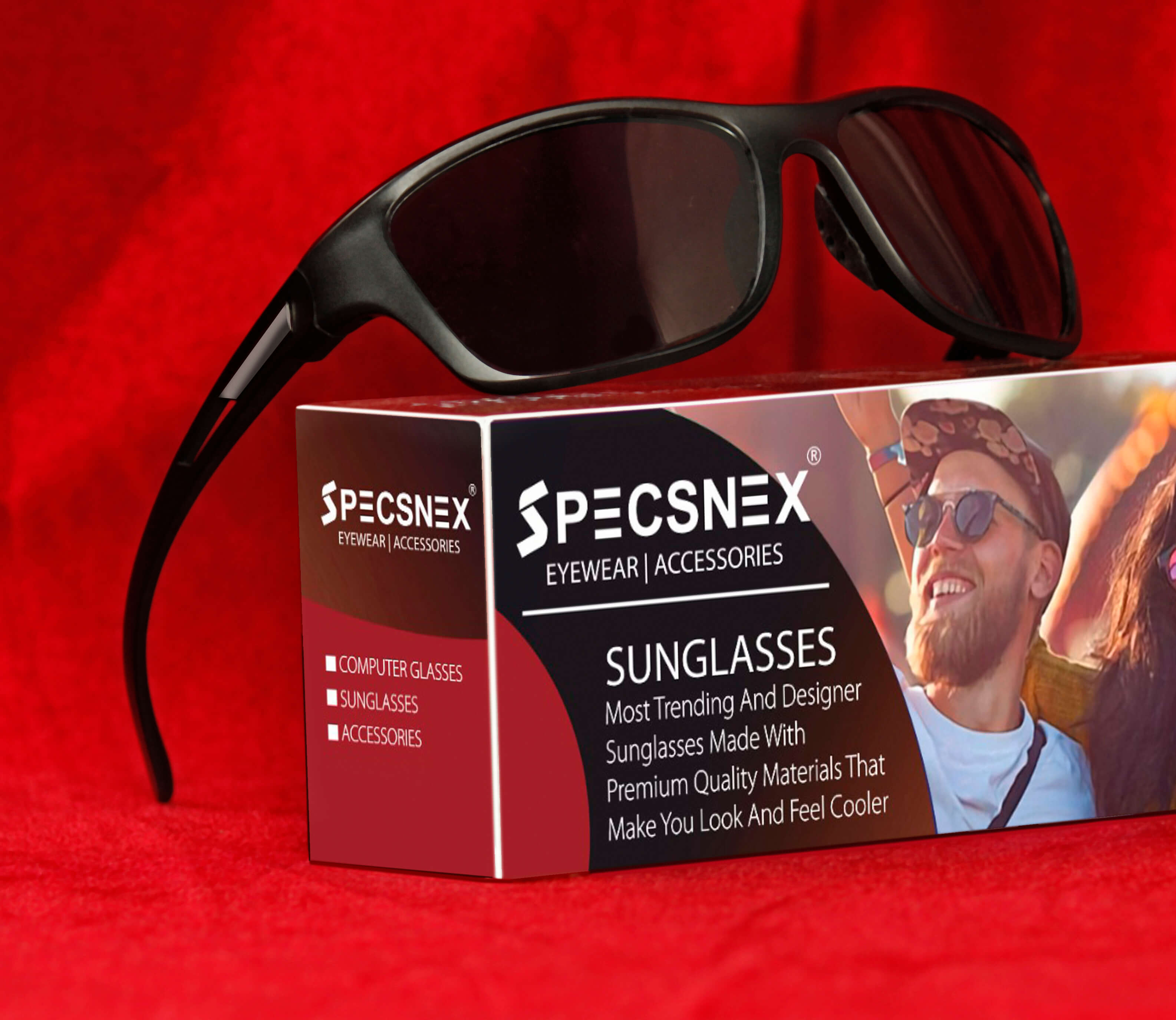 Specsnex NextGen Polarized Wrap Around Sports UV400 Sunglasses