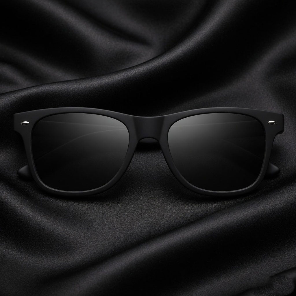 Specsnex x LEGACY | Full Black Rubber Coated Wayfarer TR90 Frame With 100% UV Protected Lenses