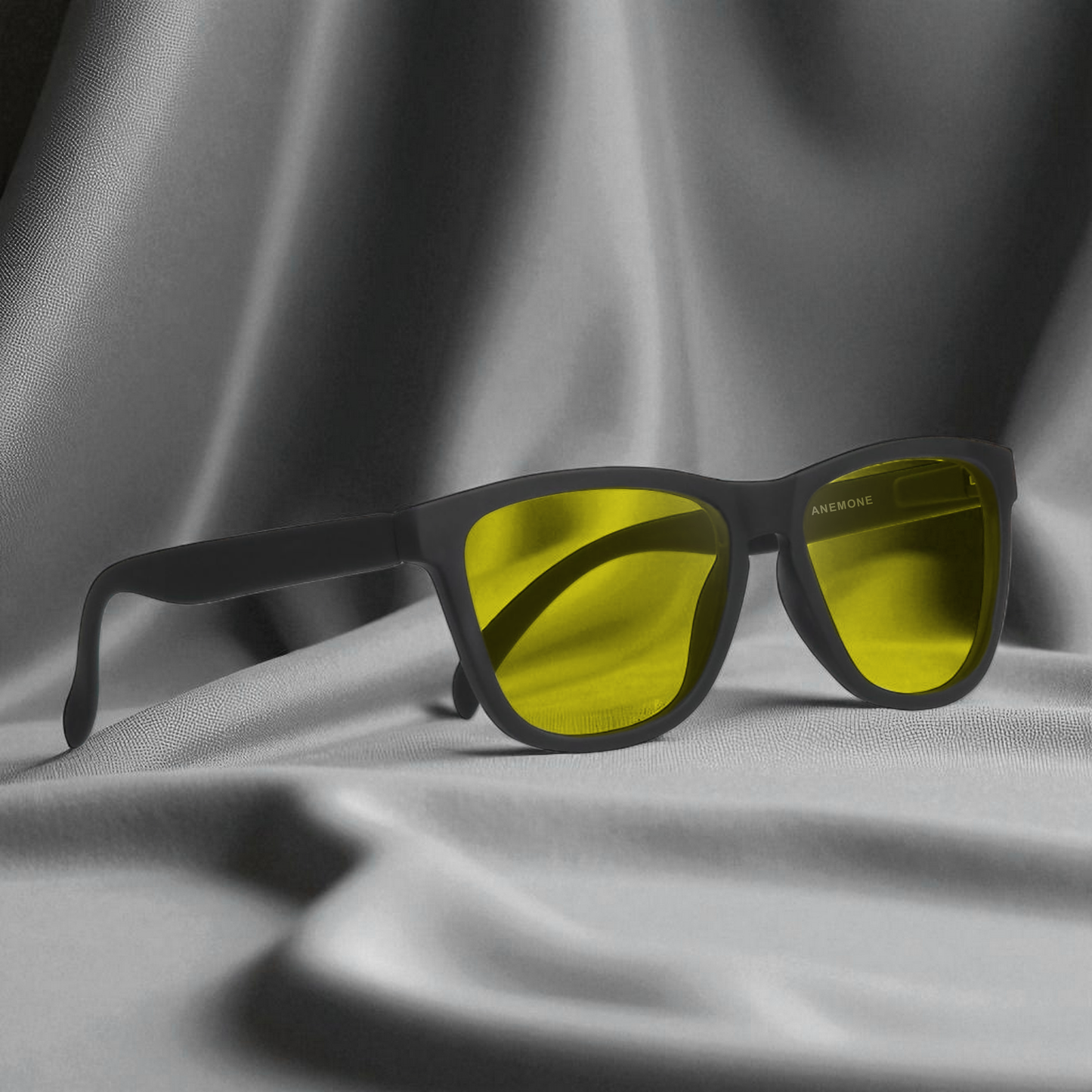 Specsnex x CATLY | Black Frame Night Vision Lenses | Rubber Coated Cat Eyed TR90 Frames With 100% UV Protected  Lenses