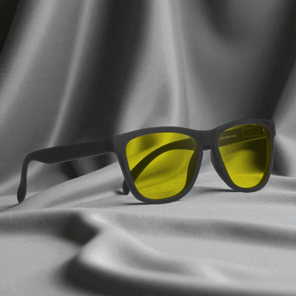 Specsnex x CATLY | Black Frame Night Vision Lenses | Rubber Coated Cat Eyed TR90 Frames With 100% UV Protected  Lenses