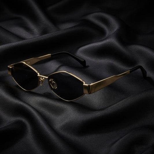 THE HEXA | Metal Hexagonal frame With 100% UV Protected Lenses