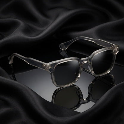 Specsnex x THICKER | Pink Frame WIth Borwn Lenses | Glossy Square TR90 Frame With 100% UV Protected Lenses