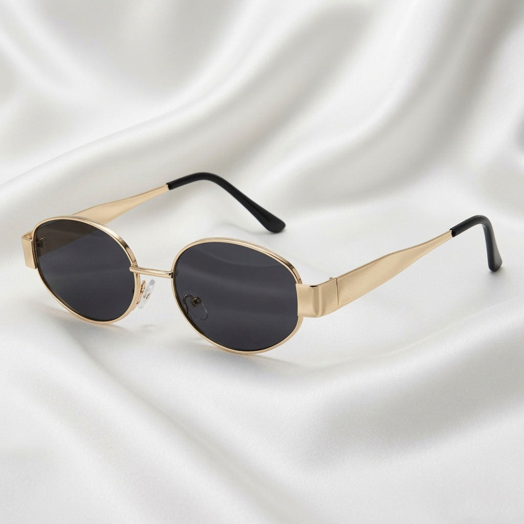Specsnex x ROX | Metal Round Black Lenses | Metal Frame And 100% UV Protected Lenses