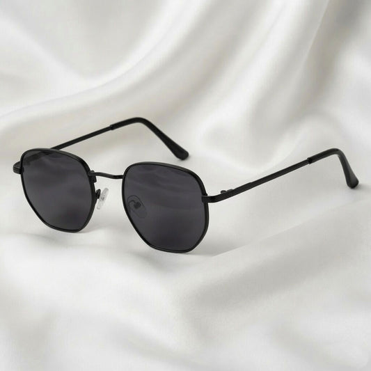Specsnex x Orbit | Black Metal Round Frame With Black 100% UV Protected Lenses