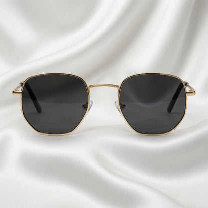 Specsnex x ORBIT | Round Metal Frame Black Lenses | 100% UV Protected Lenses