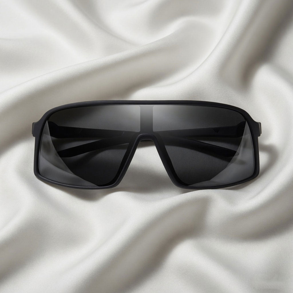 Specsnex x Universe | Large Unilens Sunglasses | Full Black Rubber Coated TR90 Frame | 100% UV Protection