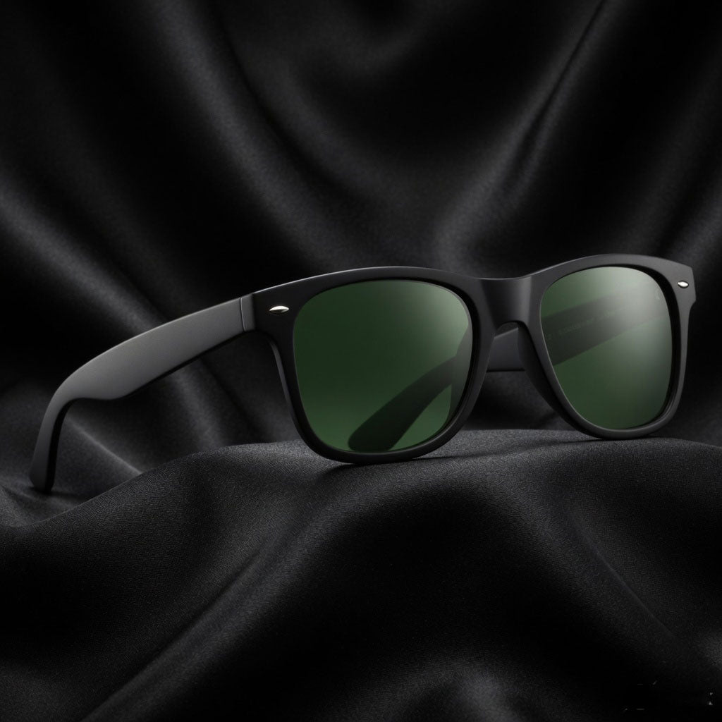 Specsnex x LEGACY | Black Frame Green Lenses | Rubber Coated TR90 Frames With 100% UV Protected Lenses