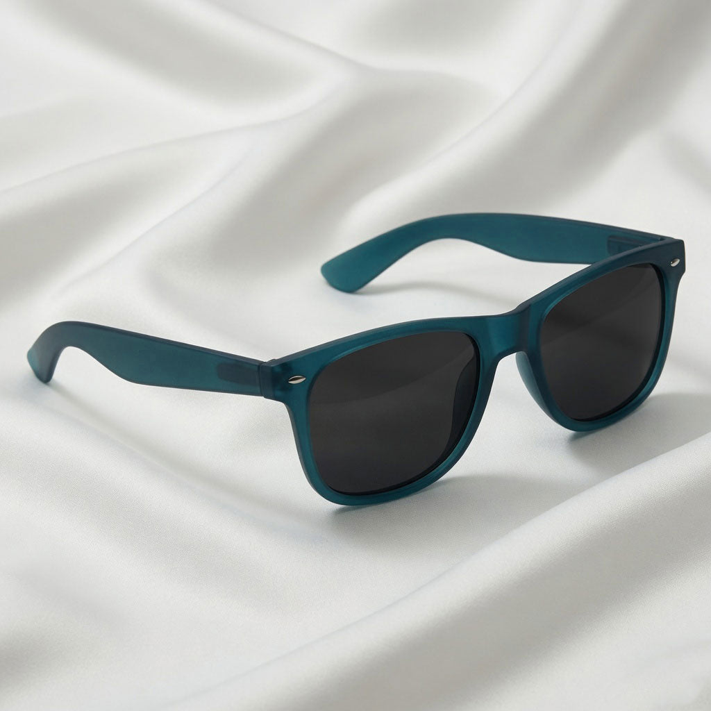 Specsnex x LEGACY | Dark Teal Frame Black Lens | Rubber Coated Translucent TR90 Frame With 100% UV Protected Lenses