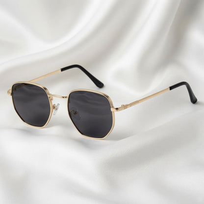 Specsnex x ORBIT | Round Metal Frame Black Lenses | 100% UV Protected Lenses