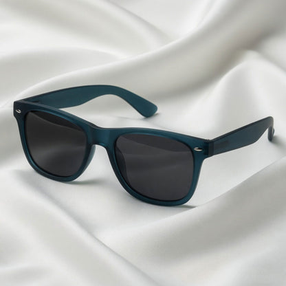 Specsnex x LEGACY | Dark Teal Frame Black Lens | Rubber Coated Translucent TR90 Frame With 100% UV Protected Lenses
