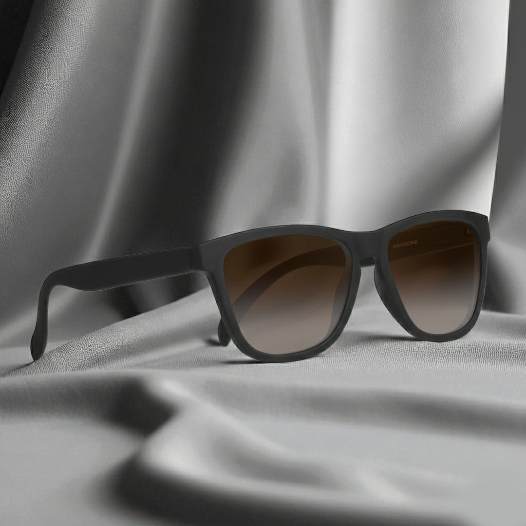 Specsnex x CATLY | Black Frame Brown Lenses | Rubber Coated Cat Eyed TR90 Frames With 100% UV Protected  Lenses