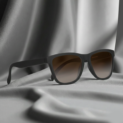 Specsnex x CATLY | Black Frame Brown Lenses | Rubber Coated Cat Eyed TR90 Frames With 100% UV Protected  Lenses