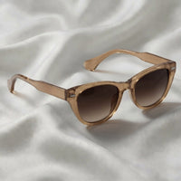 Specsnex x Lumina | Cat Eyed Light Brown Translucent Glossy Tr90 Frame With Brown 100% UV Protected Lenses